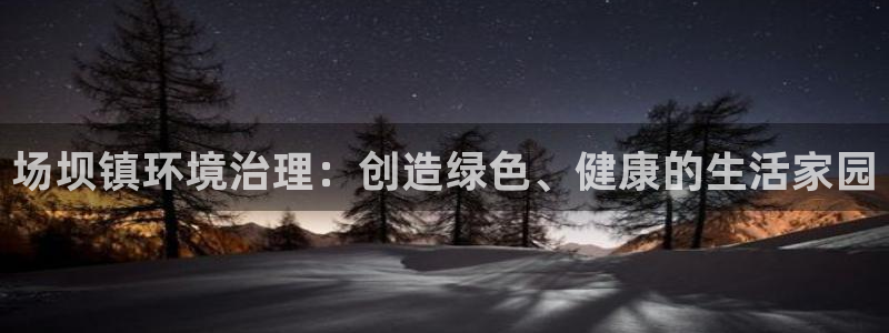 凯发k8·中国官方网站|场坝镇环境治理：
