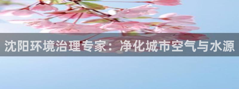 天生赢家K8|沈阳环境治理专家：净化城市空气与水源